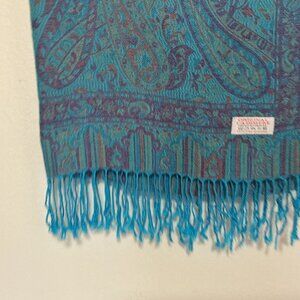ORIGINAL CASHMERE Gift from Jerusalem 100% Cashmere Scarf/Shawl/PREOWNED